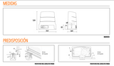 MOTOR CORREDERA HS 26M/M 600KG BH30/600/HS ROGER TECH