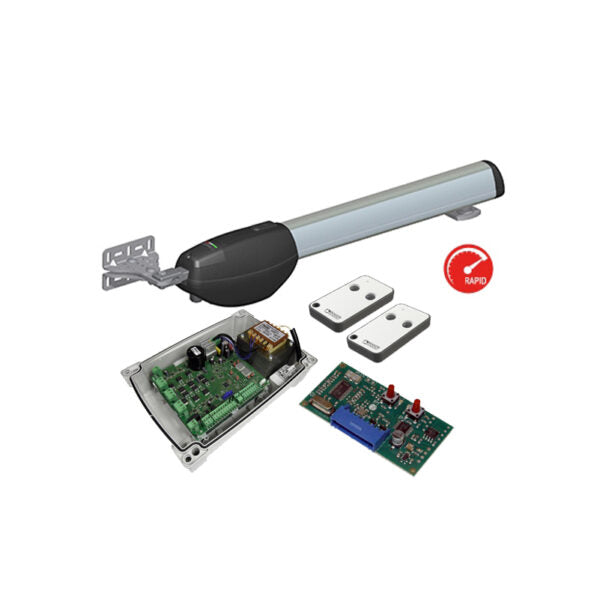 KIT 2 BRAZO BE20/200/HS 2.5M C/CENTRAL 1RX 2TX ROGER TECH