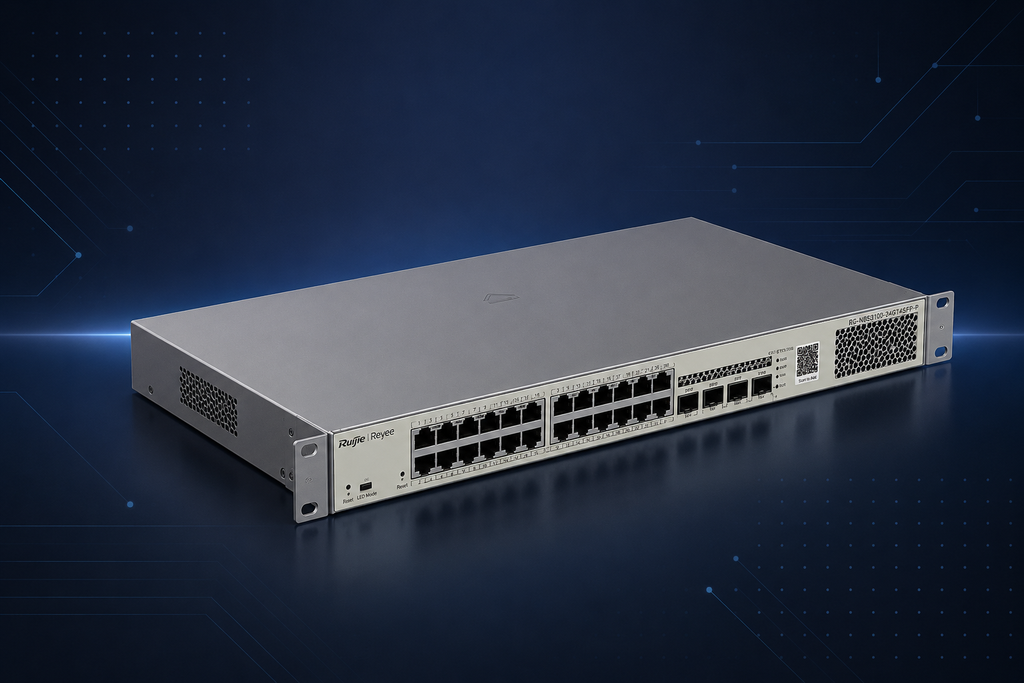SWITCH 24B GIGA POE 4SFP L2 CLOUD RUIJIE