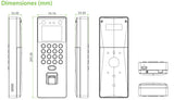 Control de Aceceso ZKTeco SenseFace 2A, Standalone IP, Reconocimiento facial